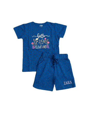 Girls Hello Summer Coord Set