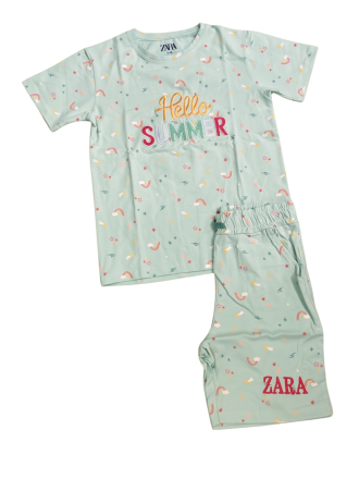 Girls Hello Summer Coord Set