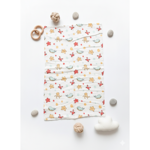 Premium Organic Cotton Muslin Towel