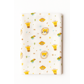 Muslin Swaddle with Nursery Prints