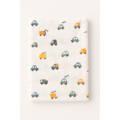 Muslin Swaddle with Nursery Prints