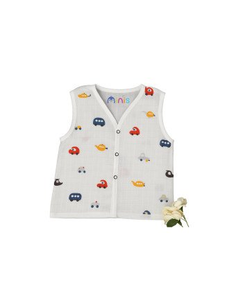 Muslin Baby Button Jablas Random Prints