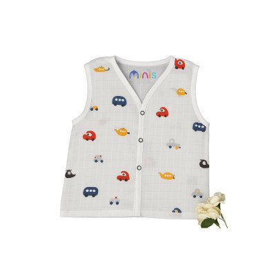 Muslin Baby Button Jablas Random Prints