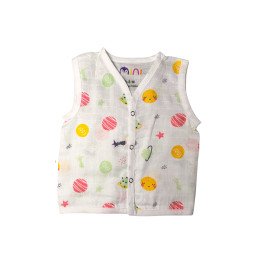 Muslin Baby Button Jablas Random Prints
