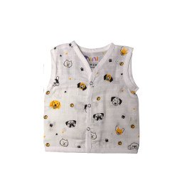 Muslin Baby Button Jablas Random Prints
