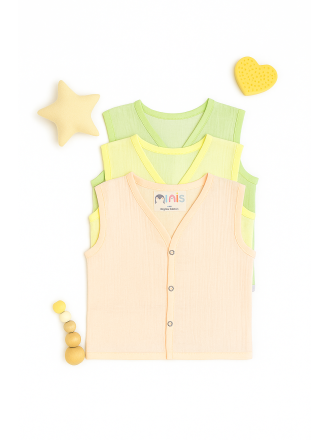 Crinkled Muslin Jabla - Pack of 4