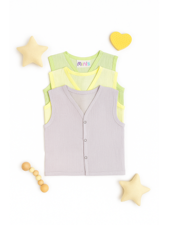 Crinkled Muslin Jabla - Pack of 4