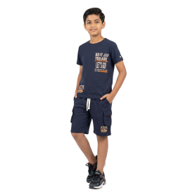 Boys Navy Urban Explorer Cargo Coord Set