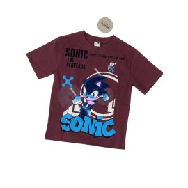 Boys' Sonic the Hedgehog - Maroon and Beige