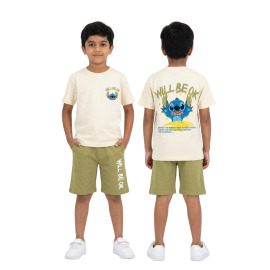 Lilo & Stitch "Will Be OK" Boys' T-Shirt & Shorts Set