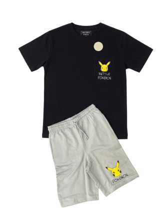 Boys' Pokémon Battle Ready T-Shirt & Shorts Set