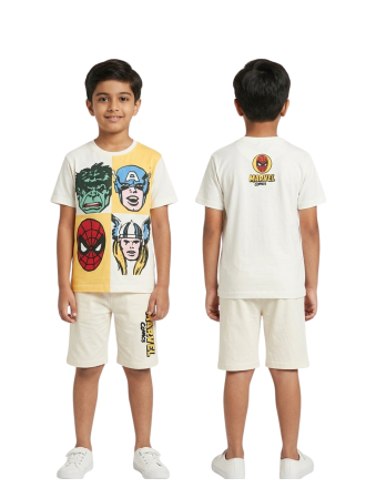 Marvel Boys' Retro Comic Panel Avengers