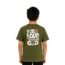 Boys Soft Knit Cotton T-Shirt with Trending Back Print