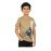 Kids Tan Pure Knitted Cotton T-Shirt