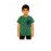 Kids Forest Green Pure Knitted Cotton T-Shirt