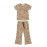 Girls' Leopard Print Pajama Set - "Be Wild"