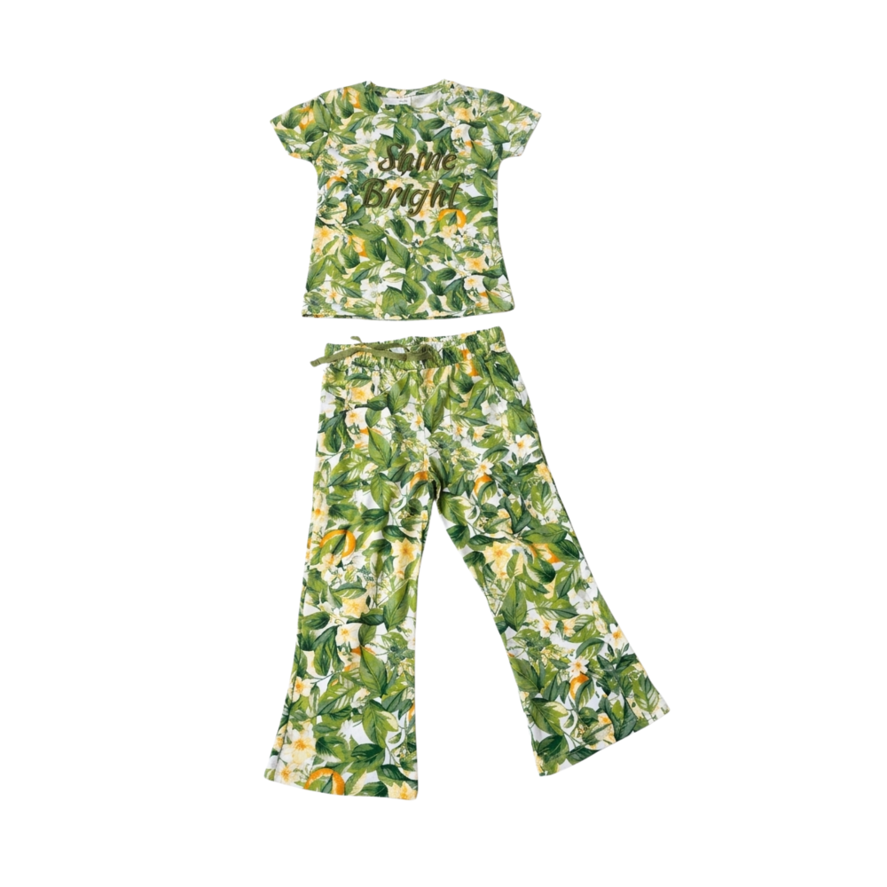 Girls Tropical "Shine Bright" Lounge Set