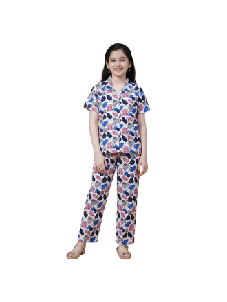 Premium Ribbed Co-ord Set – Artistic Abstract & Watercolor