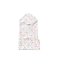 Newborn Baby Floral Print Hooded Swaddle Blanket