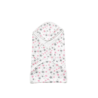 Ultra-Soft Muslin Hooded Baby Swaddle/Towel