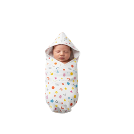 Ultra-Soft Hooded Baby Swaddle/Towel