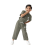Unisex Olive Green Korean Set / Two-Piece Loungewear