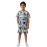 Kids' "Digital News" Graphic Tee & Shorts Co-ord Set