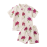Tropical Palm Print Muslin Coord Set