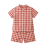 Red Checkered Muslin Coord Set