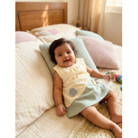 Sea Greeen Baby Girl Frock
