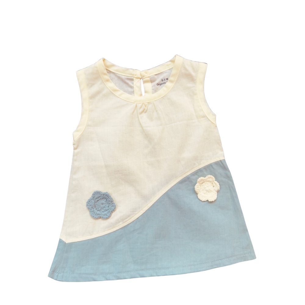 Sea Greeen Baby Girl Frock