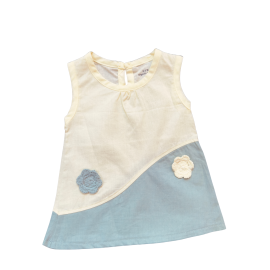 Sea Greeen Baby Girl Frock