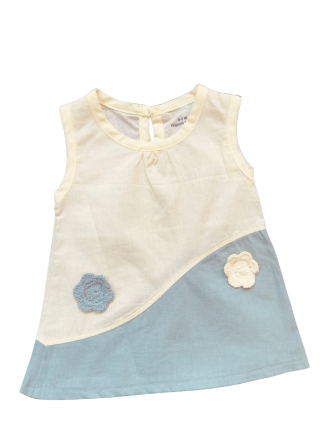 Sea Greeen Baby Girl Frock