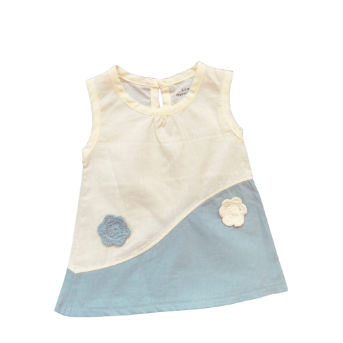 Sea Greeen Baby Girl Frock