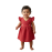 Deep Berry Muslin Baby Frock