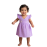 Lilac Muslin Baby Frock