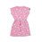 Girls' Cap-Sleeve Drawstring Dress - Butterfly Print