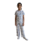 Girls White Butterfly Print Pyjama Set
