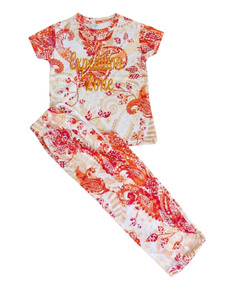 Floral Sunshine Girls Pyjama Set