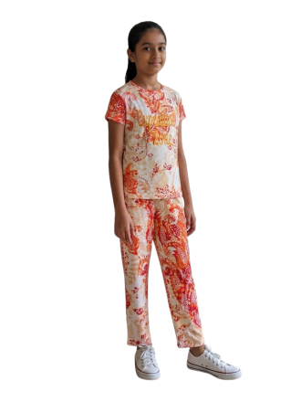 Floral Sunshine Girls Pyjama Set