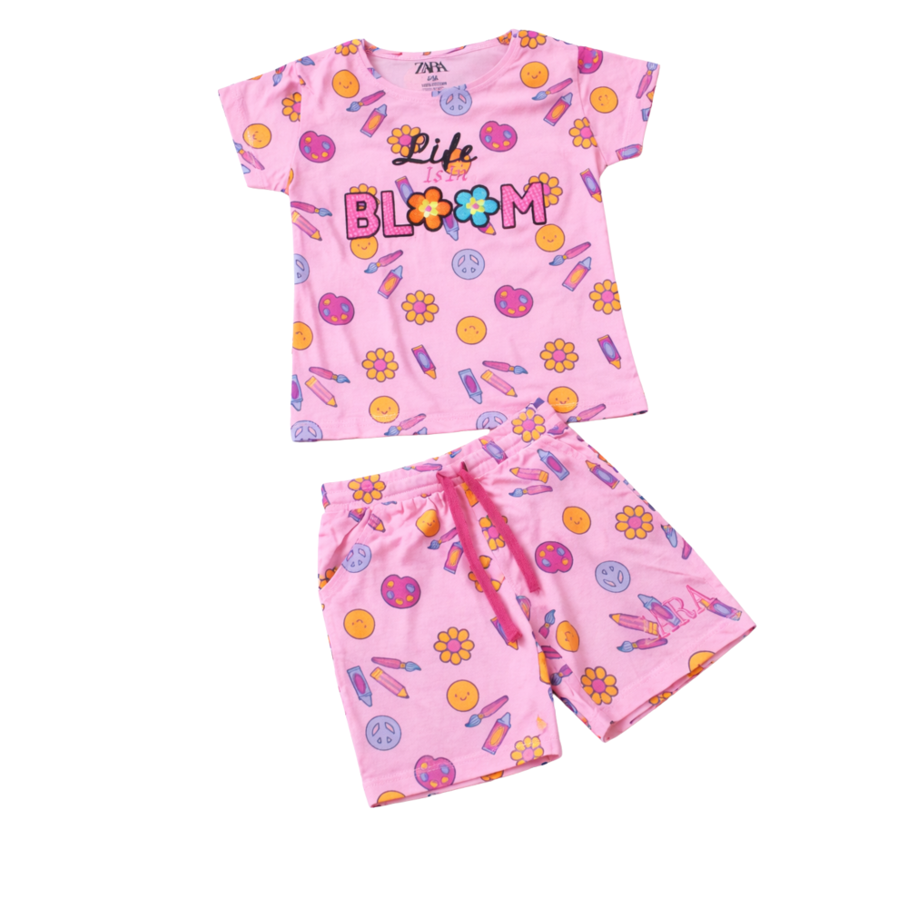 Girls' "Life Is In Bloom" Art-Inspired