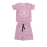 Kids' Lilac Dog Print Cotton T-Shirt & Shorts Set