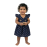 Baby Girls Organic Cotton Polka Dot Flutter Sleeve Frock
