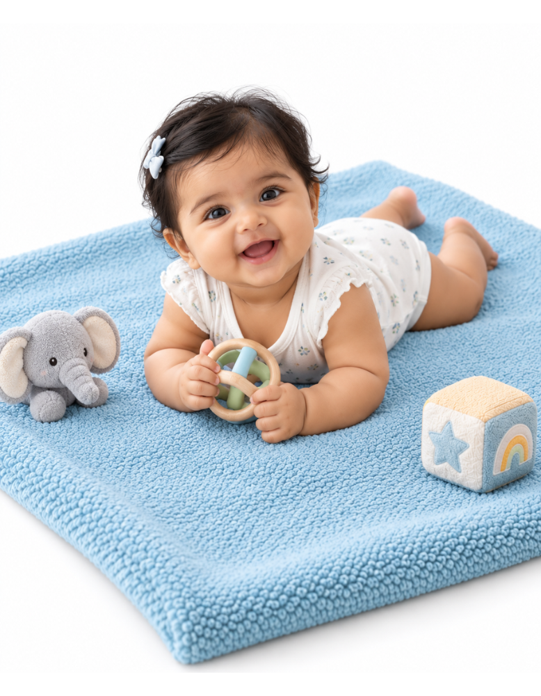 Baby Dry Sheet - Small - Light Blue