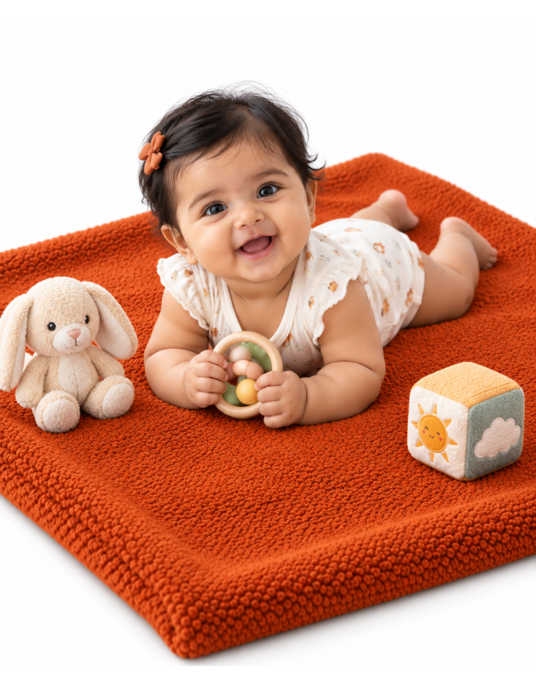 Baby Dry Sheet - Small - Rust Orange