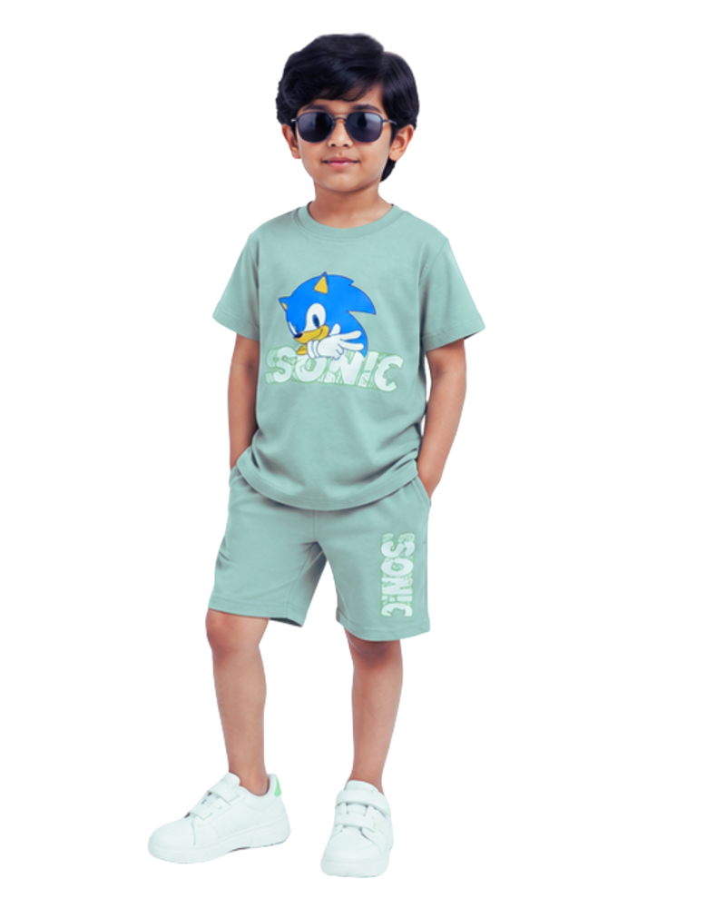 Boys Co-ord - Vibrant Sonic the Hedgehog graphics