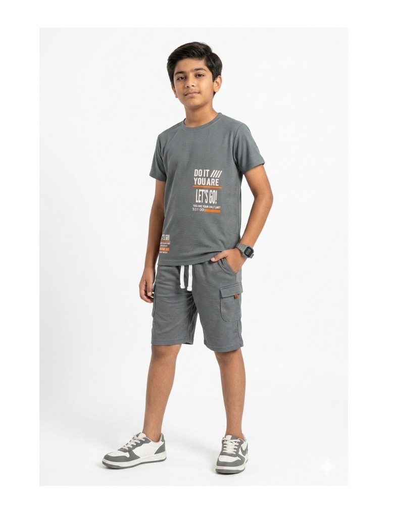 Boys Co-ord Set - Olive Green