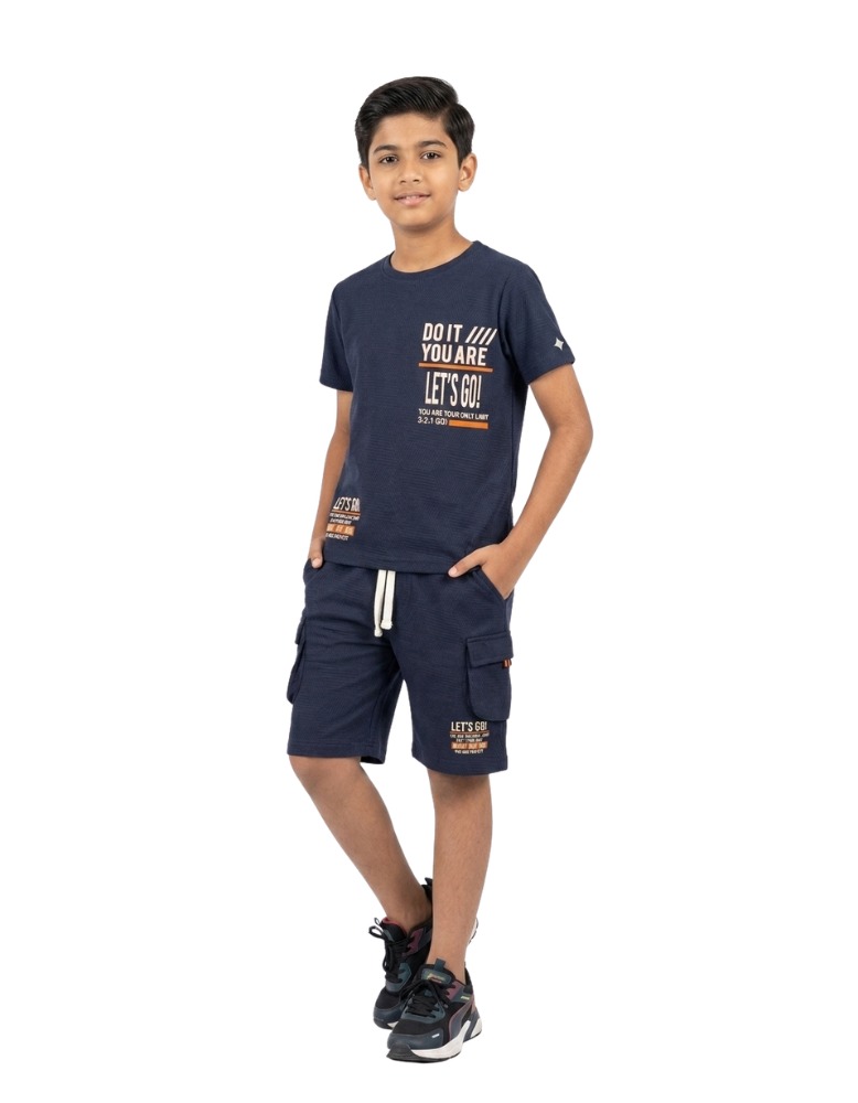 Boys Co-ord Set - Navy Blue