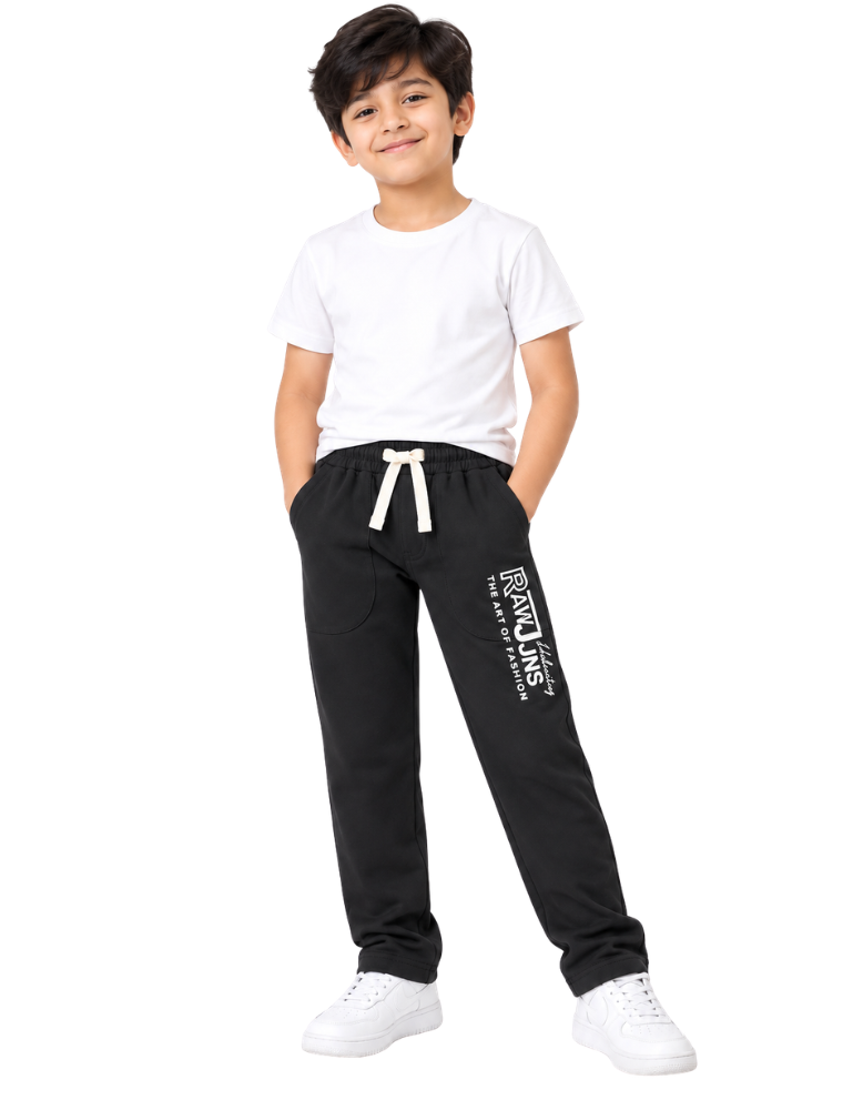 Boys Track Pants - Black