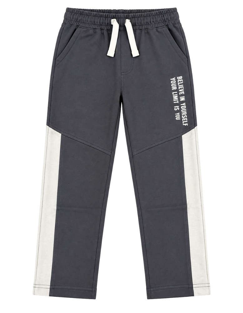 Boys Track Pant - Charcoal Grey